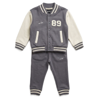 E08090: Boys Bench Jacket & Jog Pant Outfit (18-24 months)